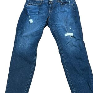 Torrid Bombshell Skinny Blue Jeans Premium Stretch Size 24 T